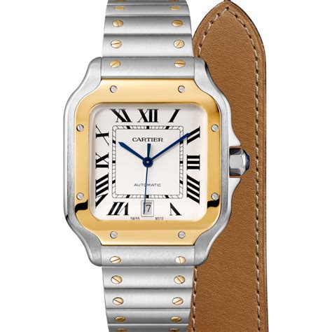 santos cartier women's watch|santos de cartier automatic movement.